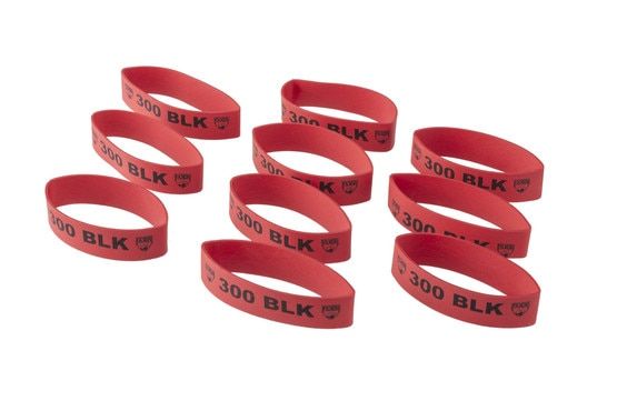 FAXON Firearms magazine marker bands are a fast and easy way to organize your ammunition safely, this set is red for 300 bLK